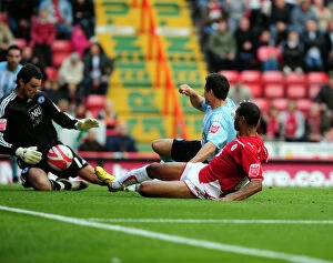 Images Dated 17th October 2009: Bristol City vs. Peterborough United: A Football Rivalry - Season 09-10