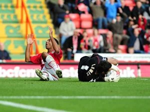 Images Dated 17th October 2009: Bristol City vs Peterborough United: A Football Rivalry - Season 09-10