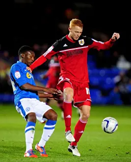 Framed Print : Bristol City vs Peterborough United: Championship Clash at London Road