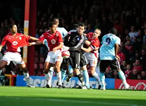 Bristol City V Peterborough United Prints: Bristol City vs. Peterborough United: A Football Rivalry from the 09-10 Season
