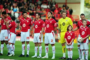 Framed Print : Bristol City vs. Peterborough United: A Football Showdown - Season 09-10