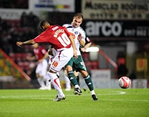 Images Dated 20th October 2009: Bristol City vs. Plymouth Argyle: A Football Rivalry - Season 09-10