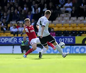 Port Vale V Bristol City Prints: Bristol City vs Port Vale: Joe Bryan Closes In on Chris Robertson