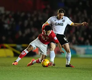 Framed Print : Bristol City vs Port Vale: Korey Smith Foul by Michael Brown