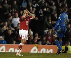 Framed Print : Bristol City vs Portsmouth: A Football Rivalry - Season 08-09