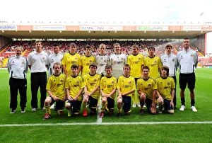 Images Dated 20th August 2011: Bristol City vs Portsmouth: A Football Showdown - Season 11-12