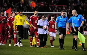 Framed Print : Bristol City vs Portsmouth: A Football Showdown - Season 10-11 Framed Print : Bristol City vs Portsmouth: A Football Showdown - Season 10-11