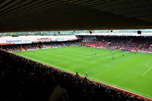 Framed Print : Bristol City vs Portsmouth: A Football Showdown - Season 11-12