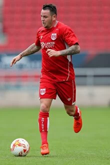 Images Dated 30th July 2016: Bristol City vs Portsmouth: Lee Tomlin in Action at Ashton Gate Stadium (Pre-Season Friendly, 2016)