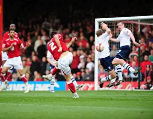 Bristol City V Preston North End Prints: Bristol City vs Preston North End: A Football Rivalry - Season 08-09
