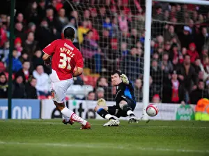 Bristol City V Preston North End Prints: Bristol City vs Preston North End: A Football Rivalry - Season 09-10