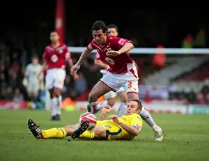 Bristol City V Preston North End Prints: Bristol City vs Preston North End: A Football Rivalry - Season 09-10