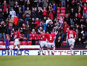Framed Print : Bristol City vs Preston North End: A Football Rivalry - Season 09-10