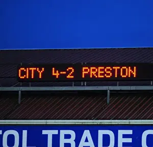 Framed Print : Bristol City vs Preston North End: A Football Rivalry - Season 09-10