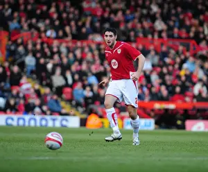 Bristol City V Preston North End Prints: Bristol City vs Preston North End: A Football Showdown - Season 09-10