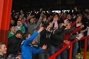 Bristol City V Preston North End Prints: Bristol City vs Preston North End: A Thrilling Showdown of the 08-09 Season