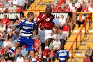 Images Dated 31st August 2008: Bristol City vs QPR: Clash of the Giants (08-09 Season)