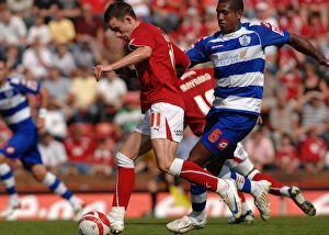 Images Dated 30th August 2008: Bristol City vs QPR: A Football Rivalry from the 08-09 Season