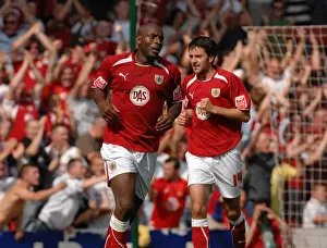 Bristol City V QPR Prints: Bristol City vs QPR: A Football Rivalry from the 08-09 Season