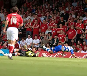 Bristol City V QPR Prints: Bristol City vs QPR: A Football Rivalry from the 08-09 Season
