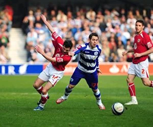 Images Dated 21st March 2009: Bristol City vs. QPR: A Football Rivalry (Season 08-09) - The Battle on the Field