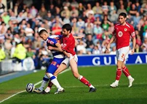 Images Dated 21st March 2009: Bristol City vs. QPR: A Football Rivalry - The Battle on the Field (Season 08-09)