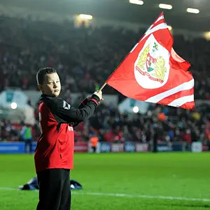 Framed Print : Bristol City vs Queens Park Rangers Championship Clash at Ashton Gate Stadium (19 / 12 / 2015)