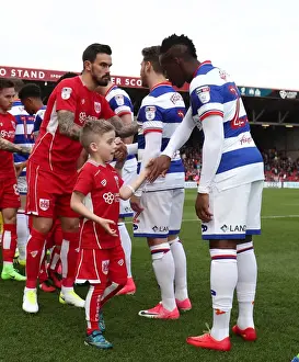 Bristol City vs Queens Park Rangers: Pre-Match Handshakes, Sky Bet Championship (April 14, 2017)