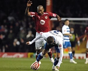 Images Dated 2nd November 2008: Bristol City vs Reading: A Clash of Football Titans - 08-09 Season