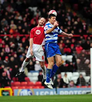 Bristol City V Reading Prints: Bristol City vs Reading: A Football Rivalry from the 09-10 Season