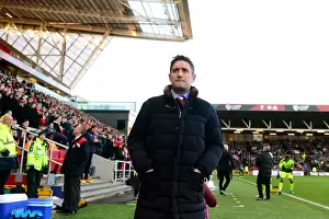 Bristol City V Reading Prints: Bristol City vs Reading: Lee Johnson Leads the Charge at Ashton Gate, January 2017