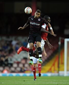 Images Dated 24th July 2013: Bristol City vs Reading: Liam Fontaine Takes the Upper Hand
