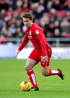 Bristol City V Reading Prints: Bristol City vs Reading: Luke Freeman in Action at Ashton Gate