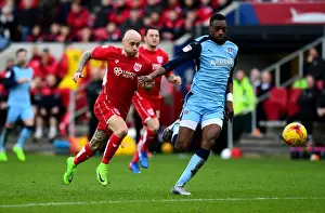 Bristol City V Rotherham United Prints: Bristol City vs Rotherham United: A Championship Showdown - Cotterill vs Ajayi