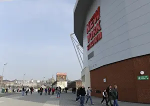 Rotherham United V Bristol City Prints: Bristol City vs. Rotherham United: A Football Rivalry Unfolds at New York Stadium (March 2014)