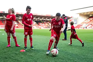 Bristol City V Rotherham United Prints: Bristol City vs Rotherham United: Mascot Showdown at Ashton Gate Stadium