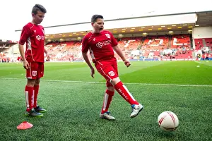 Bristol City vs Rotherham United Mascots Clash in Sky Bet Championship, Ashton Gate Stadium