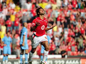 Bristol City V Scunthorpe Utd Prints: Bristol City vs Scunthorpe United: A Football Showdown - Season 09-10