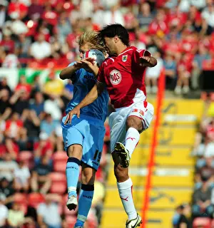 Bristol City V Scunthorpe Utd Prints: Bristol City vs Scunthorpe United: A Football Showdown - Season 09-10