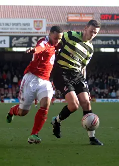 Framed Print : Bristol City vs Scunthorpe United: A Football Showdown - Season 10-11 Framed Print : Bristol City vs Scunthorpe United: A Football Showdown - Season 10-11
