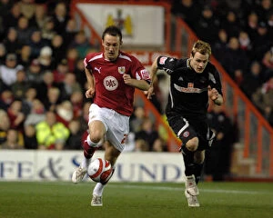 Images Dated 29th October 2008: Bristol City vs. Sheffield United: A Football Rivalry from the 08-09 Season