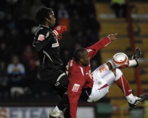 Images Dated 29th October 2008: Bristol City vs Sheffield United: A Football Rivalry from the 08-09 Season