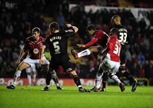 Images Dated 28th November 2009: Bristol City vs Sheffield United: Season 09-10 Football Showdown