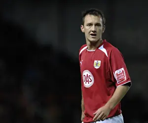 Bristol City V Sheffield Utd Prints: Bristol City vs Sheffield United: A Fierce Clash from the 08-09 Season