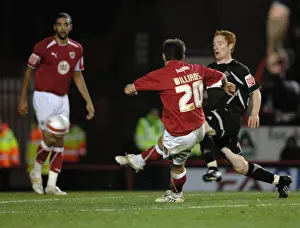 Bristol City V Sheffield Utd Prints: Bristol City vs Sheffield United: A Football Rivalry from the 08-09 Season