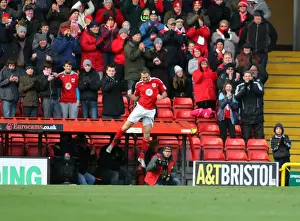 Bristol City V Sheffield Utd Prints: Bristol City vs Sheffield United: A Football Showdown - Season 10-11