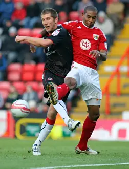 Bristol City V Sheffield Utd Prints: Bristol City vs Sheffield United: A Football Showdown - Season 10-11