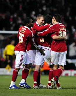 Bristol City V Sheffield Utd Prints: Bristol City vs. Sheffield United: A Football Showdown - Season 10-11