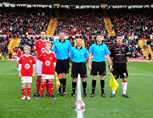 Framed Print : Bristol City vs. Sheffield United: A Football Showdown - Season 10-11