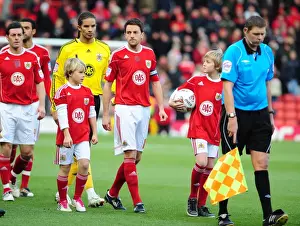 Framed Print : Bristol City vs Sheffield United: A Football Showdown - Season 10-11